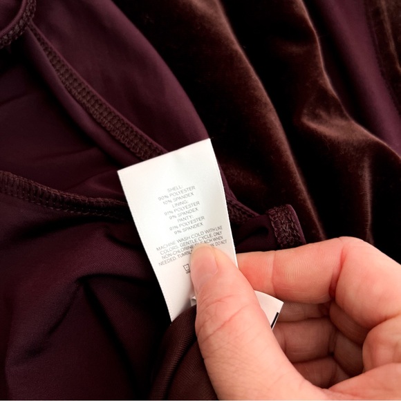 Express • Velvet Bodysuit • XL - Picture 6 of 8